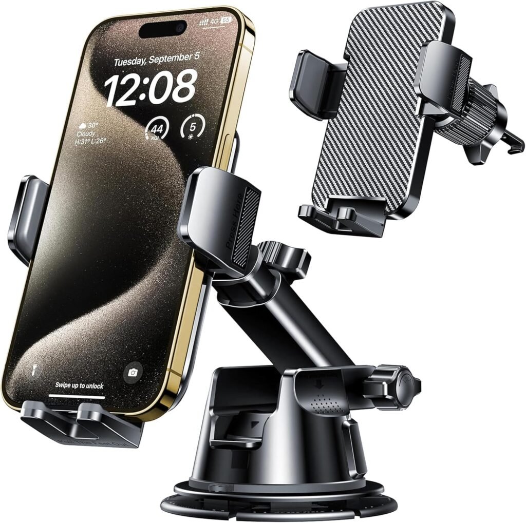 Qifutan Dash Mounted Holders Phone Holders for Your Car Phone